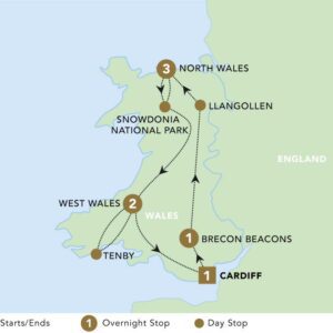 the wonders of wales map
